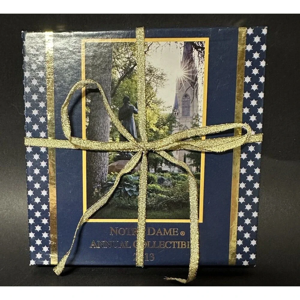 2013 University of Notre Dame Annual Christmas Ornament Father Corby’s Blessing